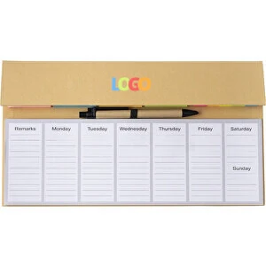 Set de mémos en papier Lipa