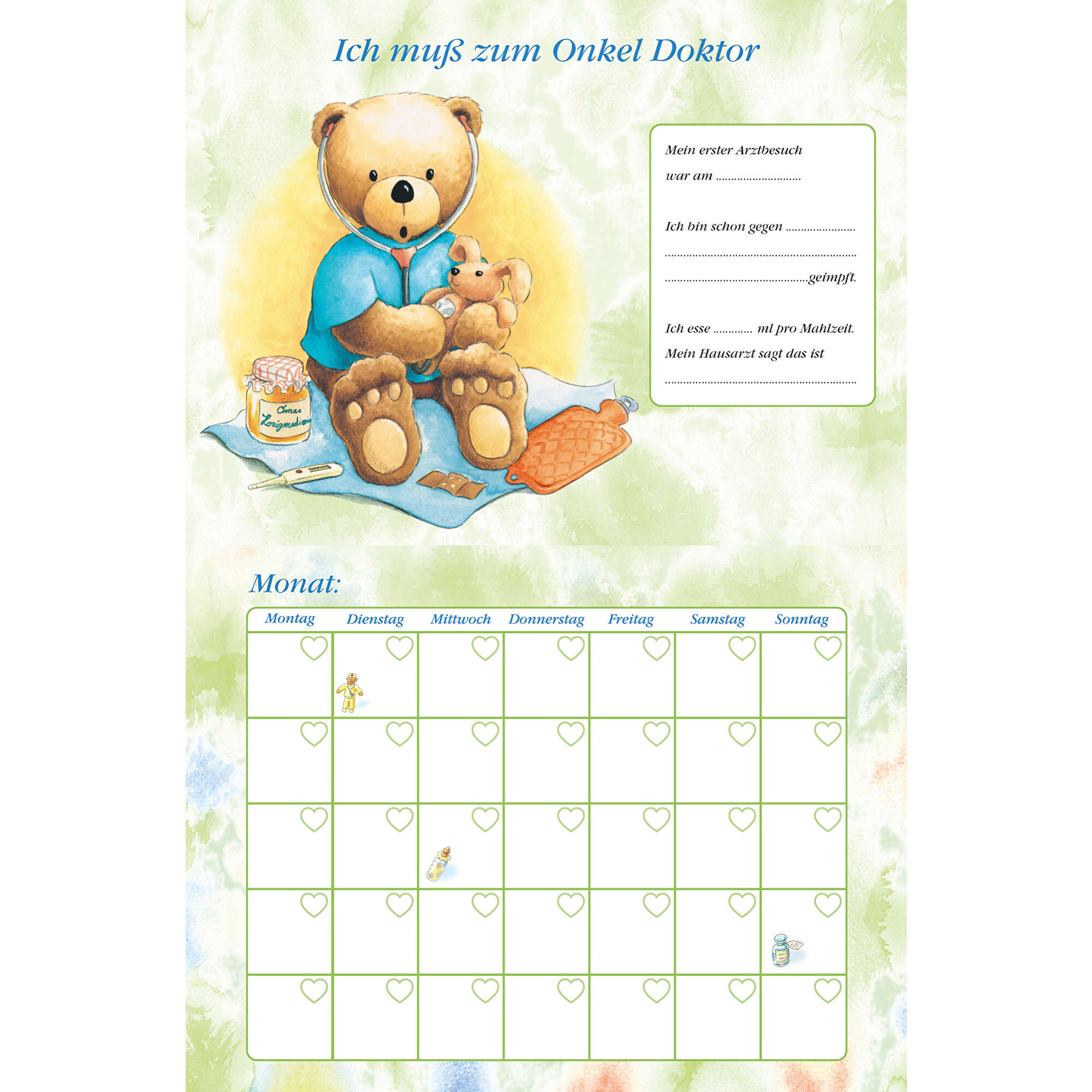 Mein erstes Jahr (Babykalender) (Papier, 106g) als Werbegeschenke Auf GIFFITS.de  Art.Nr. 439146