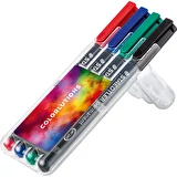 STAEDTLER Lumocolor® permanent B, 4er Box