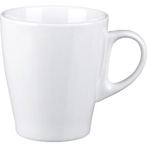 Pura Kaffee Porzellan Tasse , Rastal, weiß, Porzellan, 8,10cm (Höhe)