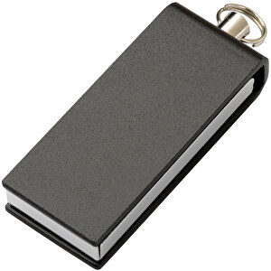 USB-Stick REVERSE 1GB , Promo Effects MB , schwarz MB , 1 GB , Kunststoff/Metall MB , 3 - 10 MB/s MB , 3,20cm x 0,60cm x 1,20cm (Länge x Höhe x Breite)