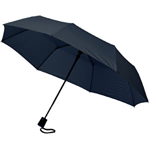 Wali 21" foldbar paraply med au ...
