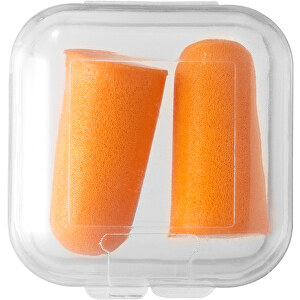 Serenity Ohrstöpsel Mit Etui , orange, PU Kunststoffschaum, PP Kunststoff, 3,50cm x 1,50cm x 3,50cm (Länge x Höhe x Breite)