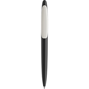 Prodir DS5 TRR Twist Kugelschreiber , Prodir, schwarz/weiß, Kunststoff, 14,30cm x 1,60cm (Länge x Breite)