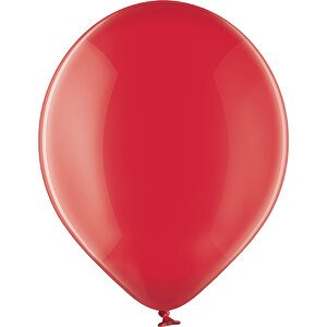 Luftballon Kristall-Siebdruck , königsrot, Naturlatex, 27,00cm x 29,00cm x 27,00cm (Länge x Höhe x Breite)