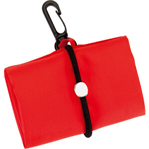 Faltbare Tasche Persey , rot, Polyester 190T, 42,50cm x 7,00cm x 38,00cm (Länge x Höhe x Breite)