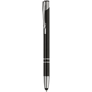 Kugelschreiber Alicante Stylus , schwarz, Aluminium, 13,40cm (Länge)