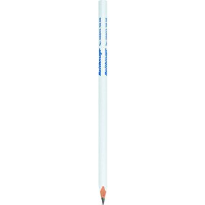 STABILO Grafitstift 3-kant Weiß , Stabilo, weiß, Holz, 17,50cm x 0,70cm x 0,70cm (Länge x Höhe x Breite)