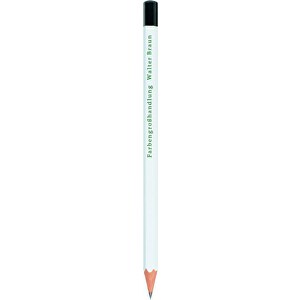 STABILO Riesengrafitstift , Stabilo, weiß, Holz, 23,00cm x 1,20cm x 1,10cm (Länge x Höhe x Breite)