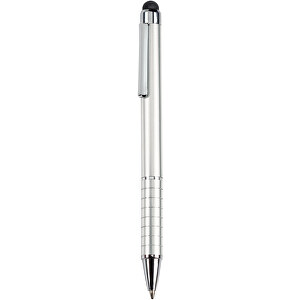 Kugelschreiber 'Touch Pen' , weiss, Metall, 13,00cm (Länge)