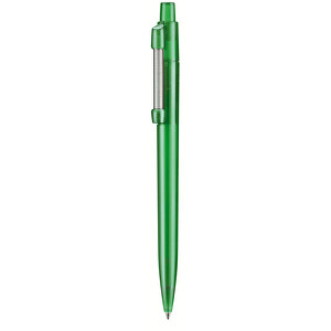 Kugelschreiber STRONG TRANSPARENT , Ritter-Pen, limonen-grün, ABS u. Metall, 14,60cm (Länge)