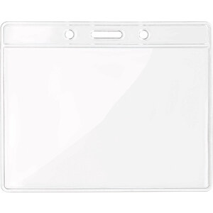 Badgy , transparent, PVC, 10,00cm x 8,00cm (Länge x Breite)