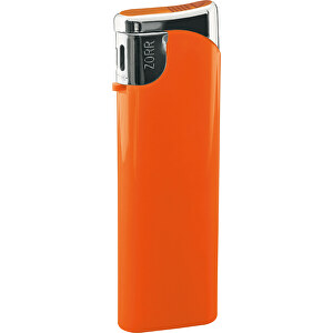 ZORR Slider Piezo Feuerzeug , orange, Kunststoff, 8,20cm x 0,90cm x 2,30cm (Länge x Höhe x Breite)