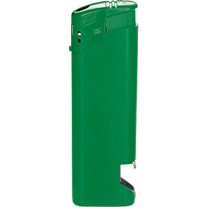 TOM® EB-15 OP 05 Elektronik-Feuerzeug , Tom, vollfarbe grün, AS/ABS, 1,10cm x 8,20cm x 2,50cm (Länge x Höhe x Breite)