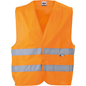 Safety Vest Kids , James Nicholson, fluorescent-orange, 100% Polyester, one size, 