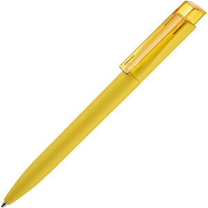 Kugelschreiber Fresh Soft ST , Ritter-Pen, zitronen-gelb/ananas-gelb, ABS-Kunststoff, 14,40cm (Länge)
