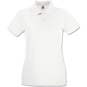 New Lady-Fit Premium Polo , Fruit of the Loom, weiss, 2XL, 