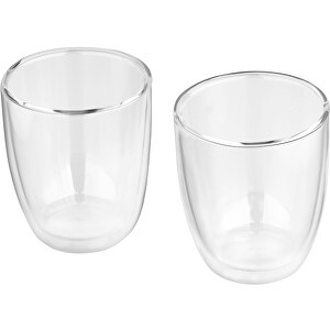 Boda 2er Maxi Glas Set , transparent klar, Borosilikatglas, 9,50cm (Höhe)