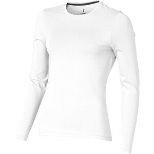Ponoka Langarmshirt Für Damen , Green Concept, weiss, Single jersey Strick 95% GOTS zertifizierte Bio Baumwolle, 5% Elastan, 200 g/m2, XS, 