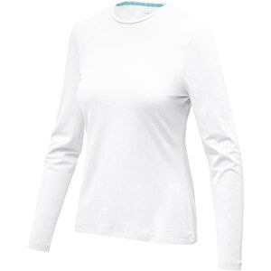 Ponoka Langarmshirt Für Damen , Green Concept, weiß, Single jersey Strick 95% Bio Baumwolle, 5% Elastan, 200 g/m2, XS, 