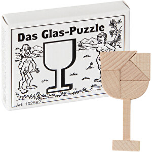 Das Glas-Puzzle , , 6,50cm x 1,30cm x 5,00cm (Länge x Höhe x Breite)