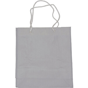 Non Woven Shopping Bag , hell grau, Polypropylen, 11,00cm x 38,50cm x 35,00cm (Länge x Höhe x Breite)