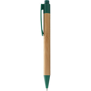 Borneo Bambus Kugelschreiber , Green Concept, natur / grün, Bambusholz, 14,10cm (Länge)