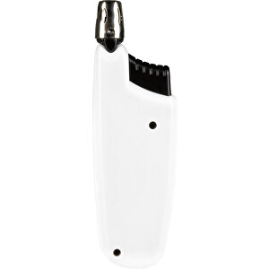 Lux Tele Piezo Feuerzeug , weiß, Kunststoff, 11,50cm x 1,80cm x 3,50cm (Länge x Höhe x Breite)