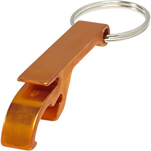 Tao Schlüsselanhänger Mit Flaschen- Und Dosenöffner , orange, Aluminium, 1,00cm x 5,50cm x 1,50cm (Länge x Höhe x Breite)