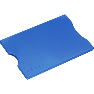 RFID-Kreditkartenhülle , blau, PS+ALU, 0,90cm x 0,04cm x 0,60cm (Länge x Höhe x Breite)