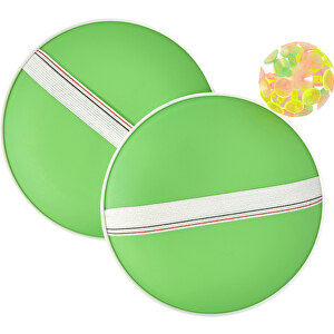 Ballspiel-Set Have Fun , limettengrün, PVC, PP, 10,00cm x 8,00cm (Höhe x Breite)