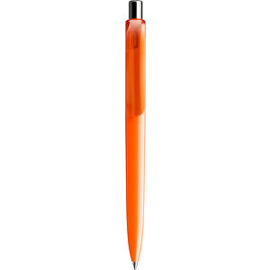Prodir DS8 PPP Push Kugelschreiber , Prodir, orange / silber poliert, Kunststoff/Metall, 14,10cm x 1,50cm (Länge x Breite)