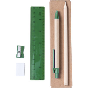 Set GABON , grün, 4,50cm x 1,50cm x 17,70cm (Länge x Höhe x Breite)
