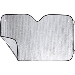 Autosonnenschutz FALNIT , schwarz, Aluminium Luftblasen Beidseitig, 130,00cm x 80,00cm (Länge x Breite)