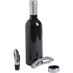 Wein Set SOUSKY , schwarz, 24,00cm (Breite)