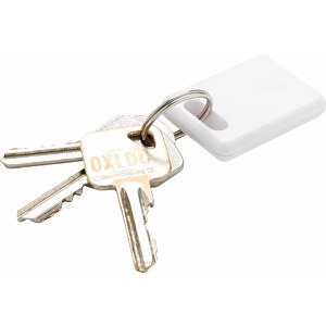 Square Schlüsselfinder 2.0, Weiß , weiß, ABS, 0,80cm x 4,60cm (Länge x Höhe)