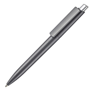 Kugelschreiber CREST M , Ritter-Pen, dunkel grau, ABS-Kunststoff, 0,95cm (Länge)