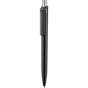 Kugelschreiber INSIDER SOFT STM , Ritter-Pen, schwarz/smoke grey, ABS-Kunststoff, 0,90cm (Länge)