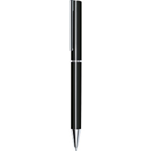 Roubill Galant Drehkugelschreiber , schwarz, Metall, 15,00cm x 140,00cm x 11,00cm (Länge x Höhe x Breite)