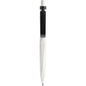Prodir QS20 PMS Push Kugelschreiber , Prodir, weiß / schwarz, Kunststoff/Metall, 14,10cm x 1,60cm (Länge x Breite)