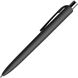 Prodir DS8 PRR Push Kugelschreiber , Prodir, schwarz / silber poliert, Kunststoff/Metall, 14,10cm x 1,50cm (Länge x Breite)