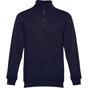 THC BUDAPEST. Unisex Sweatshirt , dunkelblau, Baumwolle und Polyester, L, 75,00cm x 0,44cm x 57,00cm (Länge x Höhe x Breite)