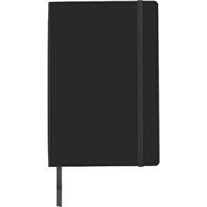 Notizbuch Storyteller , schwarz, Karton, PU, Papier 70 g/m², 21,00cm x 1,10cm x 14,00cm (Länge x Höhe x Breite)