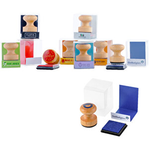 Stempel In Der Box , individuell, Kunststoff, 4,30cm x 5,50cm x 4,30cm (Länge x Höhe x Breite)