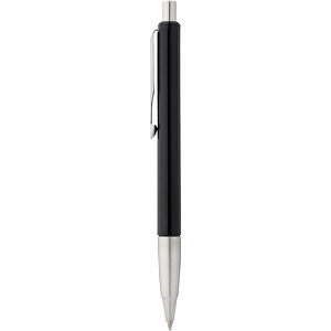 Vector Kugelschreiber , Parker, schwarz, silber, Kunststoff, Metall, 13,50cm (Länge)