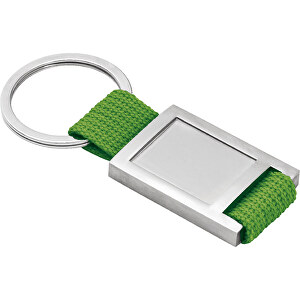 ANCHOR. Schlüsselanhänger Aus Metall Und Gurtband , hellgrün, Metall und Gurtband, 0,36cm (Höhe)