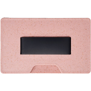 Grass RFID Multi-Kartenhalter , Green Concept, rosa, Weizenstroh, PP Kunststoff, 9,30cm x 1,00cm x 5,80cm (Länge x Höhe x Breite)