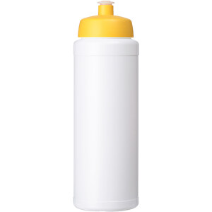 Baseline® Plus 750 Ml Flasche Mit Sportdeckel , weiß / gelb, HDPE Kunststoff, PP Kunststoff, 23,60cm (Höhe)