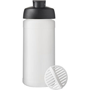 Baseline Plus 500 Ml Shakerflasche , schwarz / klar mattiert, HDPE Kunststoff, PP Kunststoff, PP Kunststoff, 18,50cm (Höhe)