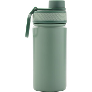 Sport Vakuum-Flasche Aus Stainless Steel 550ml, Grün , grün, Edelstahl, 20,00cm (Höhe)